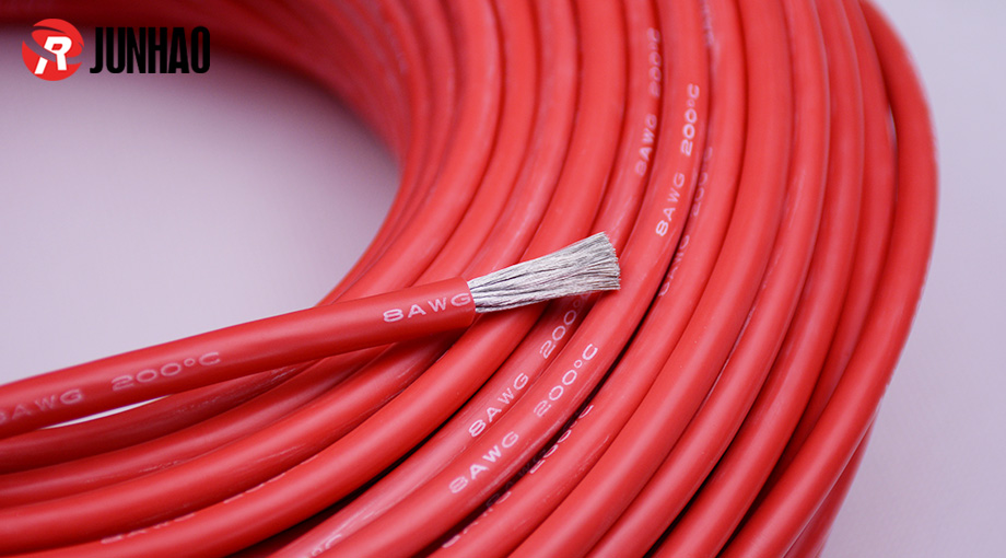 8 sq mm high temperature resistant silicone wire 6.5mm