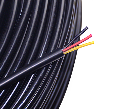 PVC Insulation Low Voltage 3 Core PVC Flexible Cable 24AWG